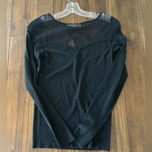 Black Sweater Dress Shirt